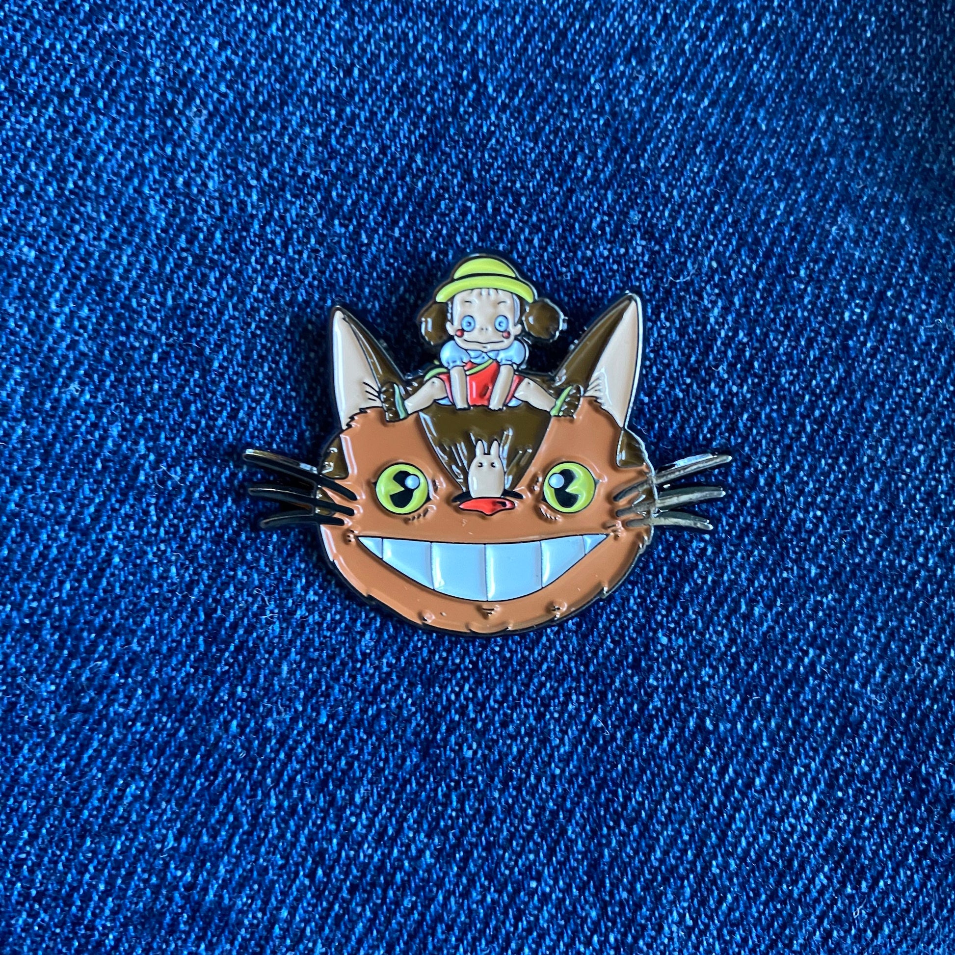 Catbus and Mei - My Neighbor Totoro Enamel Pin